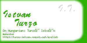 istvan turzo business card
